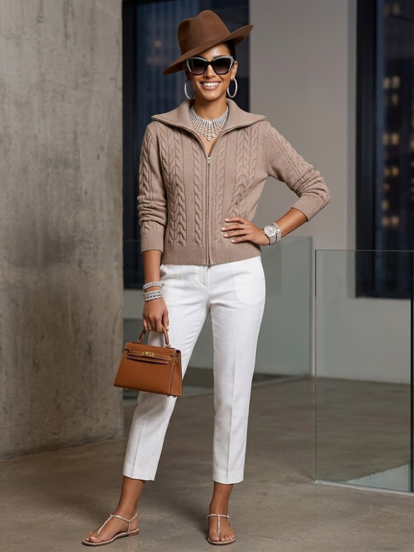 Woman's Cardigan CENTRAL PARK New Collection FASHION CHIC - BYMANYC ® New York
