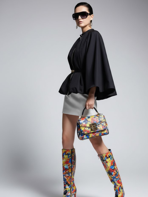 Women's Cape Bubble Jacket DUMBO New Collection Couture in Manhattan BYMANYC ® New York