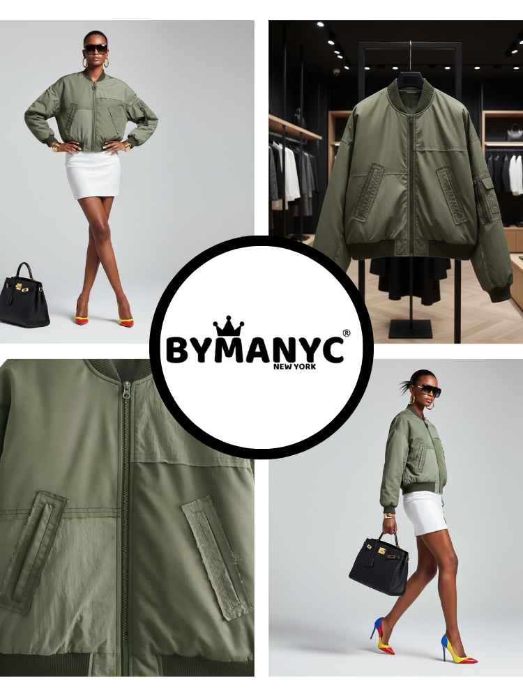 Women's Eco Jacket ROOSEVELT NYFW New Collection BYMANYC ® New York
