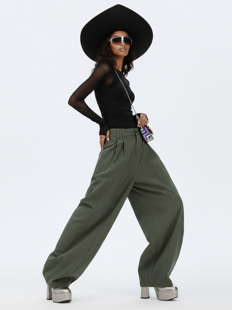 Women's Extra Wide Trousers BUSHWICK NYFW New Colecction BYMANYC ® New York