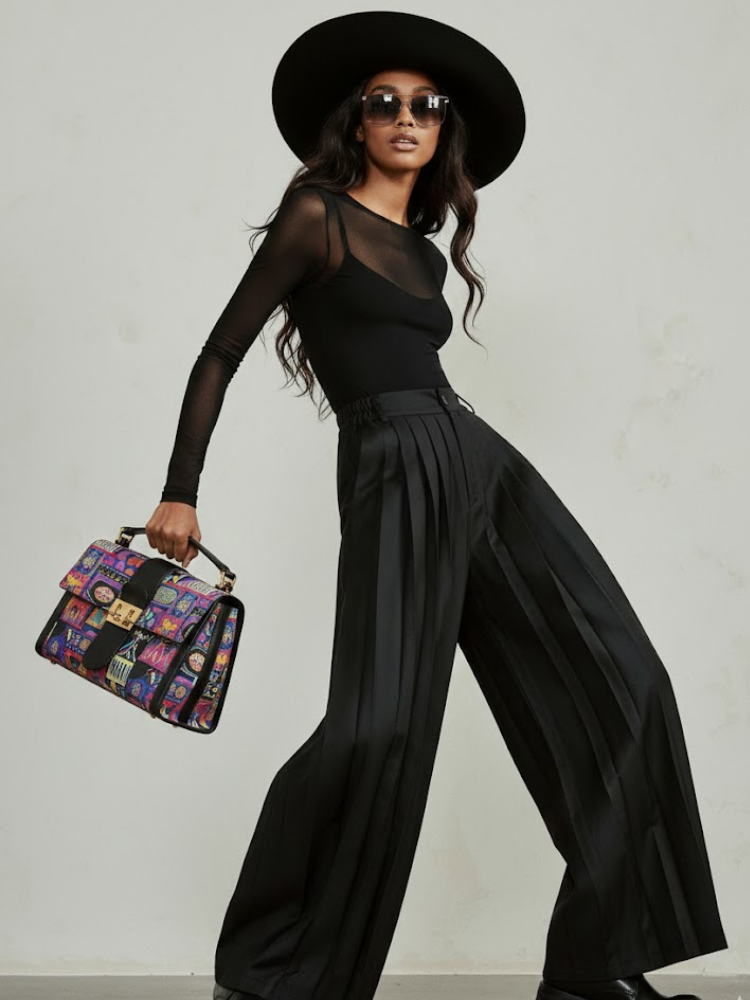 Women's Extra Wide Trousers DECONSTRUCTED TRIBECA NYFW New Colecction BYMANYC ® New York
