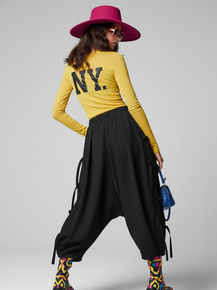 Women's Extra Wide Trousers FLATIRON NYFW New Colecction BYMANYC ® New York