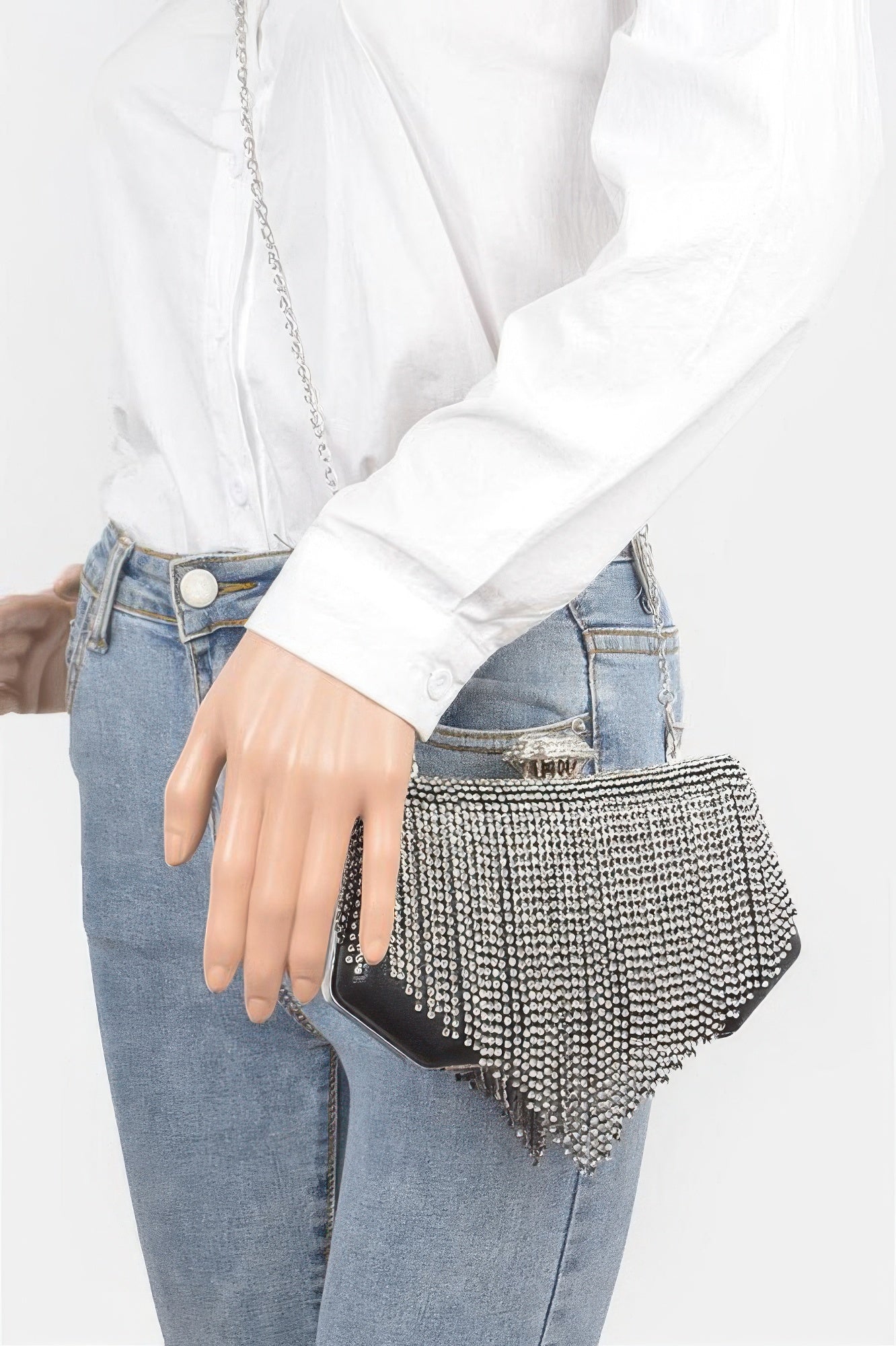 Women's Handbag Fringe Clutch - CHELSEA - BYMANYC ® New York