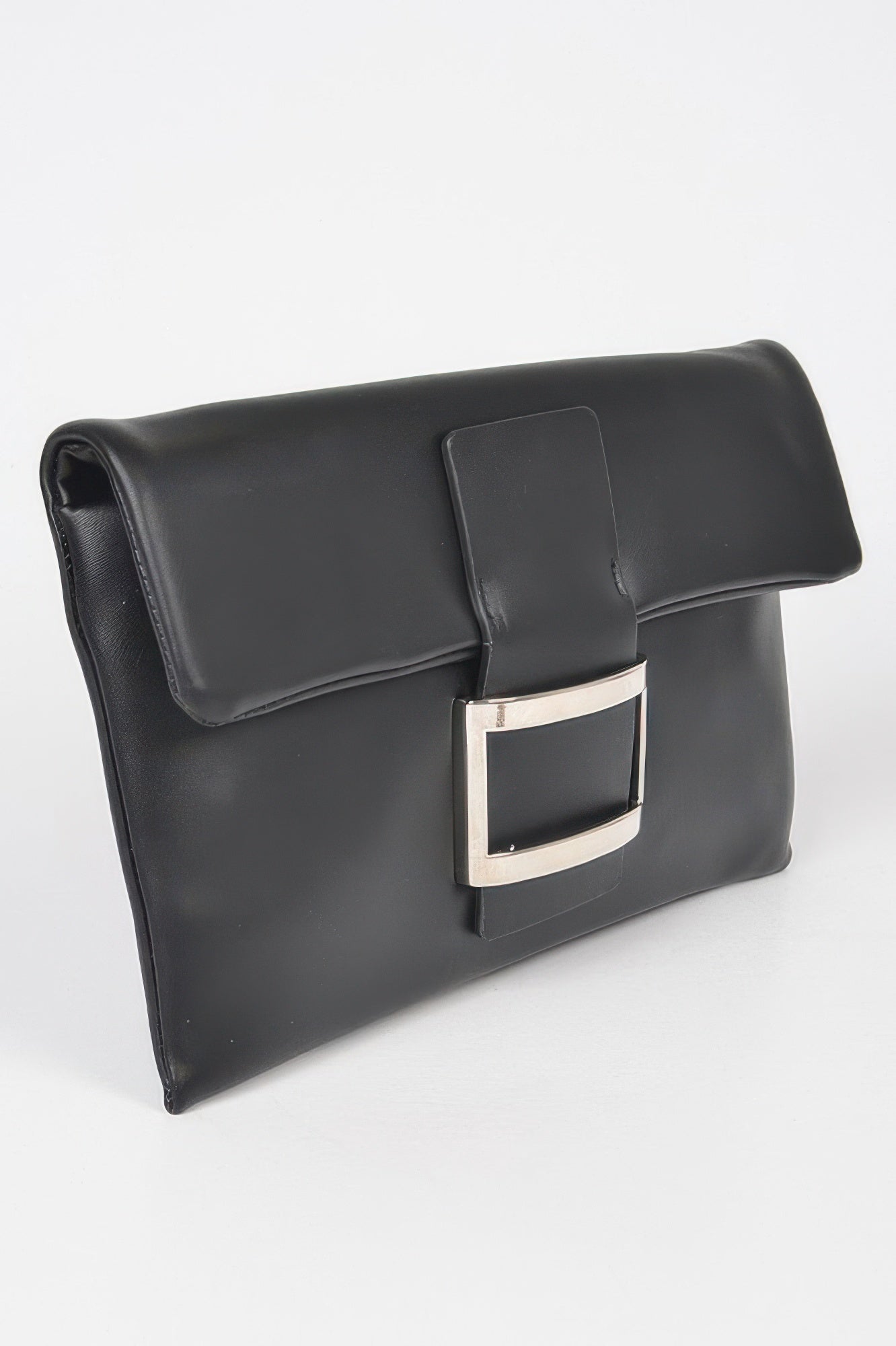 Women's Handbag Metallic Buckle Clutch - MEATPACKING - BYMANYC ® New York