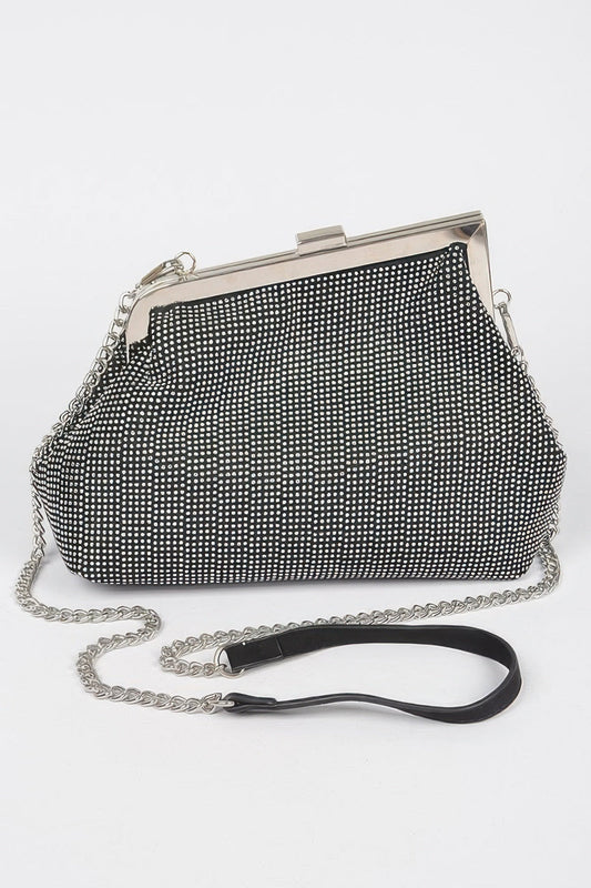 Women's Handbag Rhinestone Frame Clutch - HELL'S KITCHEN - BYMANYC ® New York