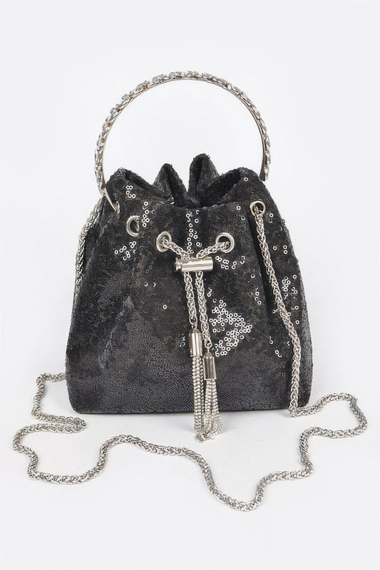 Women's Handbag Sequins Bucket Bag - NOHO - BYMANYC ® New York