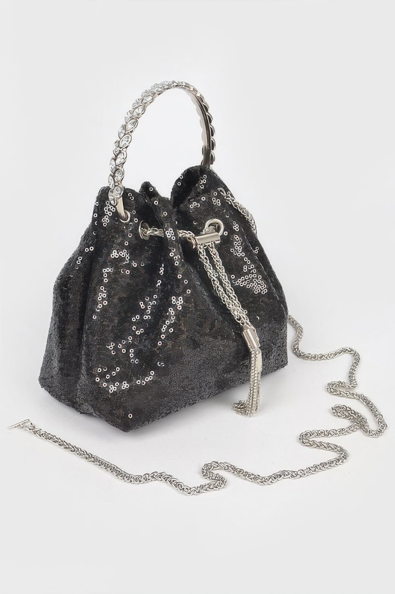 Women's Handbag Sequins Bucket Bag - NOHO - BYMANYC ® New York