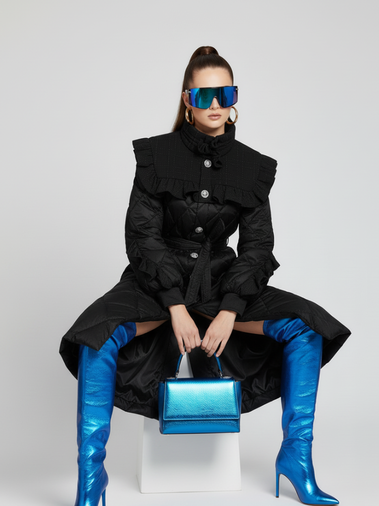 Women's Long Coat WALL STREET COUTURE BYMANYC ® New York