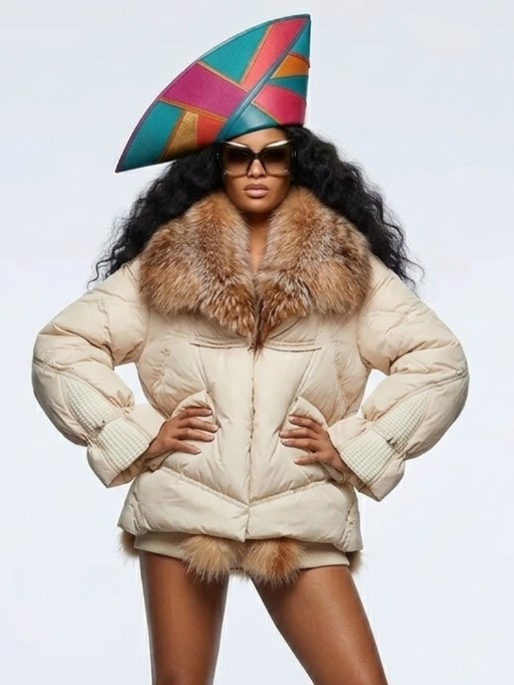 Women's Luxury Puffer Jacket ASPEN CHIC New Collection Prêt-à-Porter BYMANYC ® New York