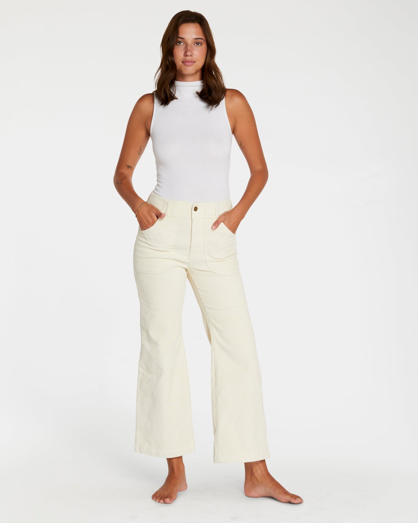 Women's Stovepipe Pant (Cream)