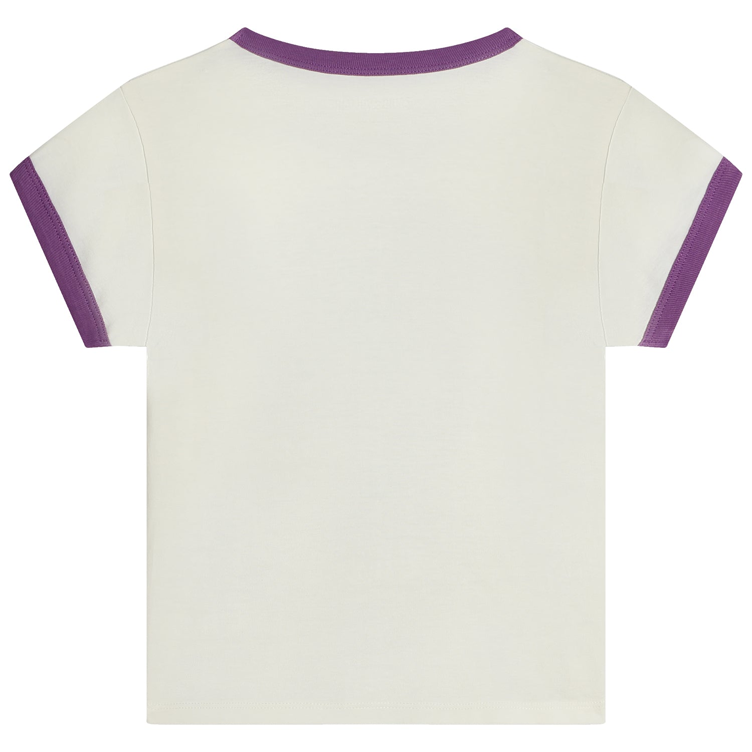 University Paris Ringer T-shirt - Violet