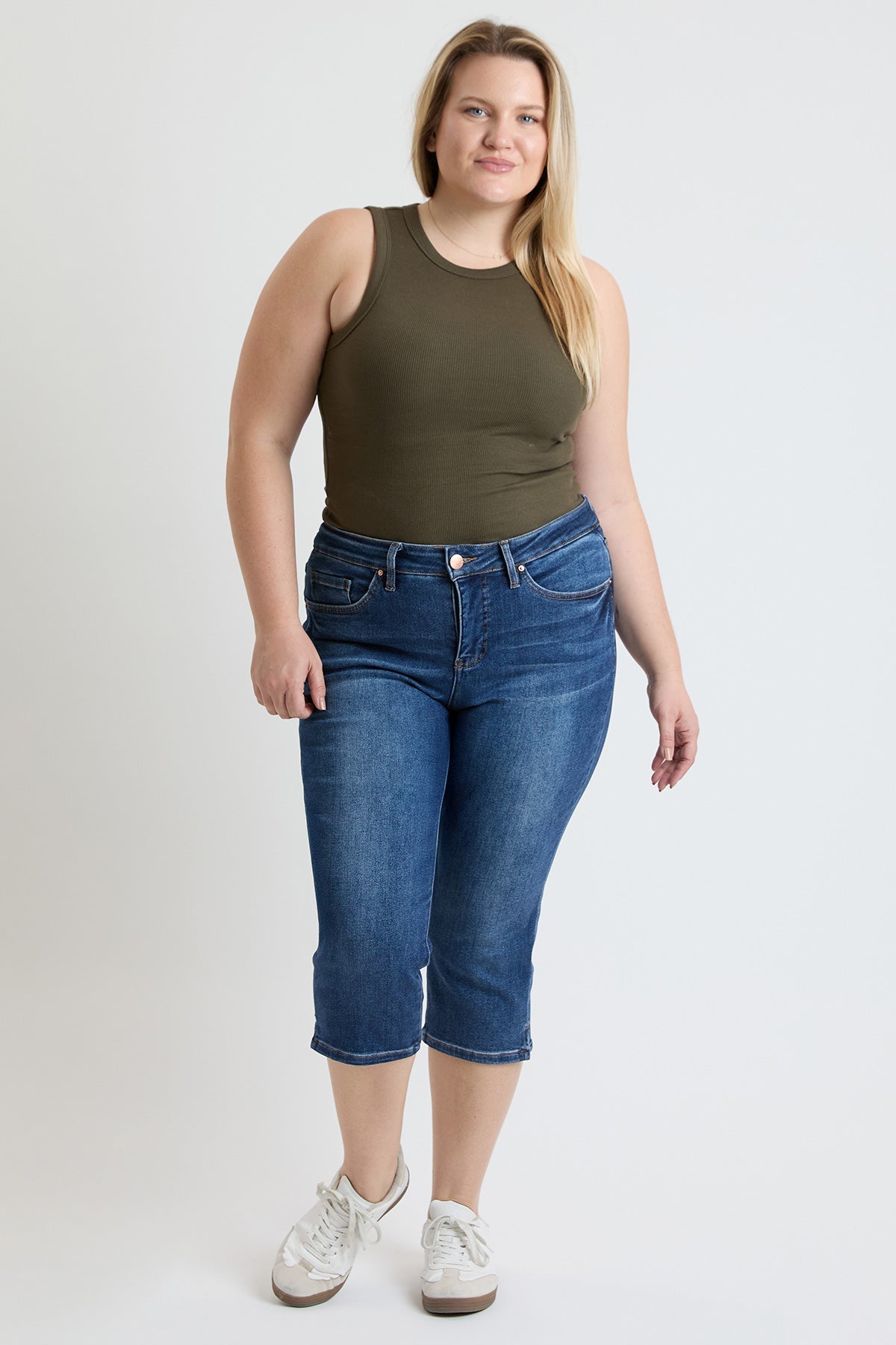 Women's Plus Premium Stretch Essential Capri