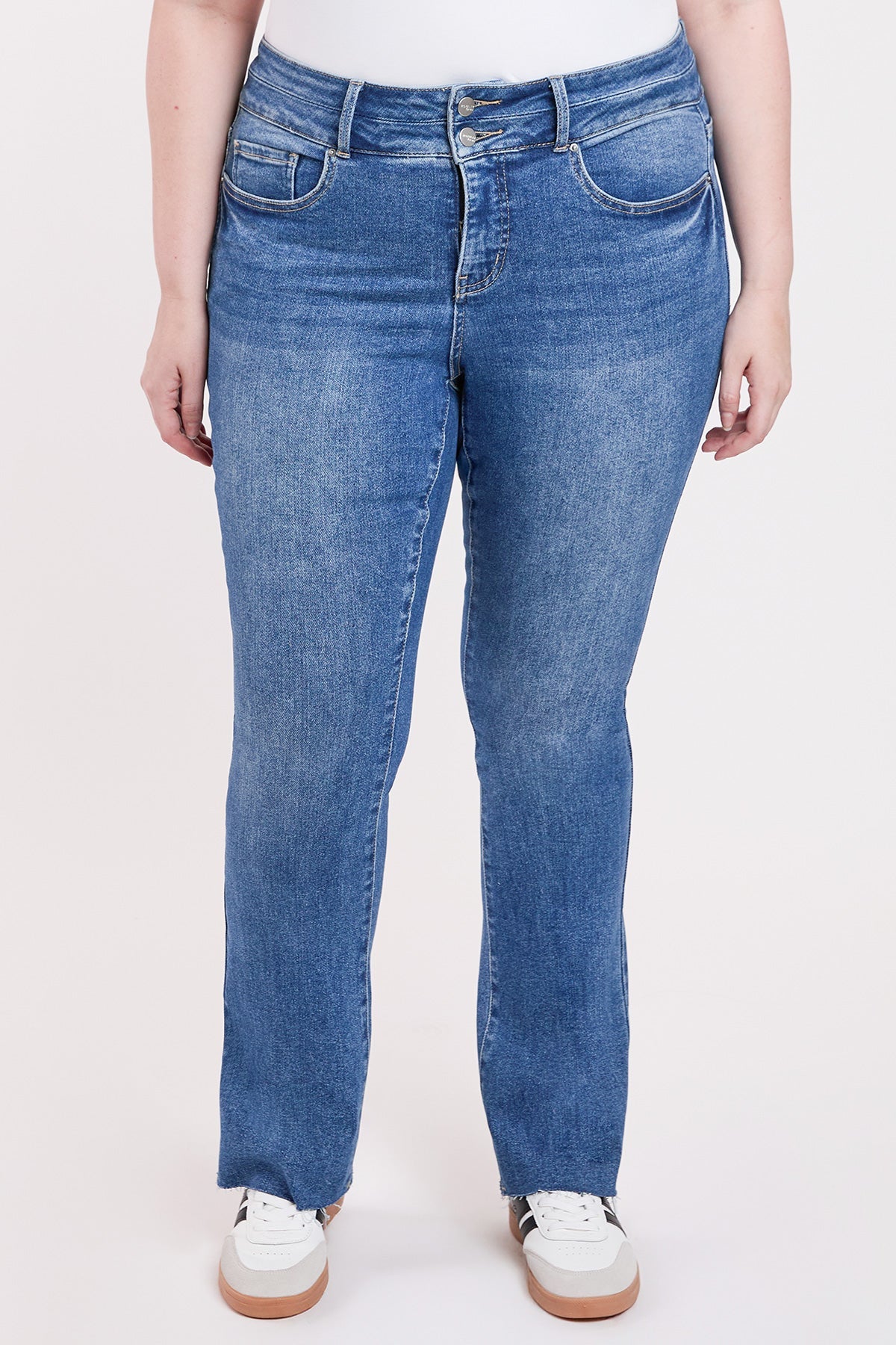 Women's Plus Premium Stretch High Rise Bootcut Jeans