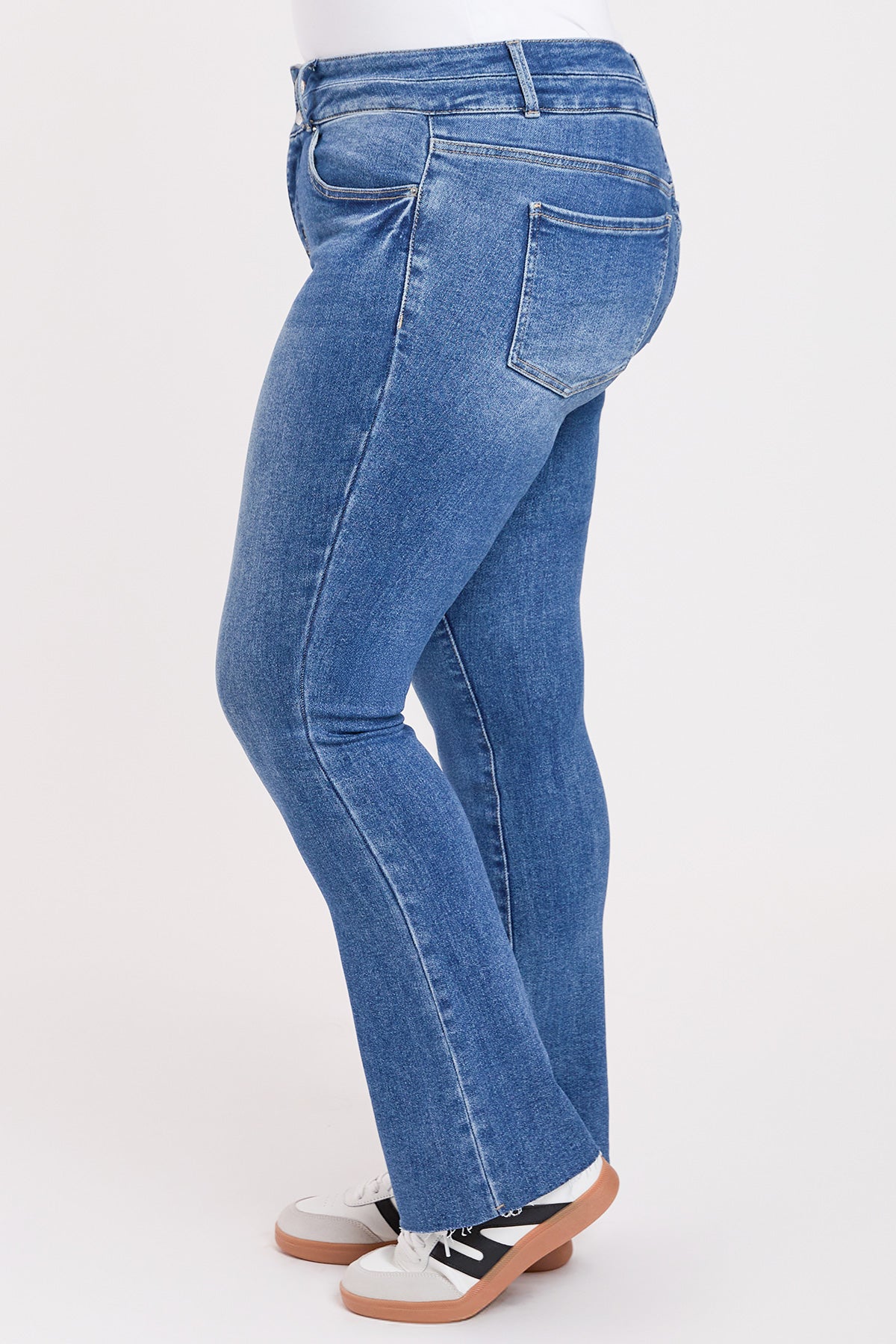 Women's Plus Premium Stretch High Rise Bootcut Jeans