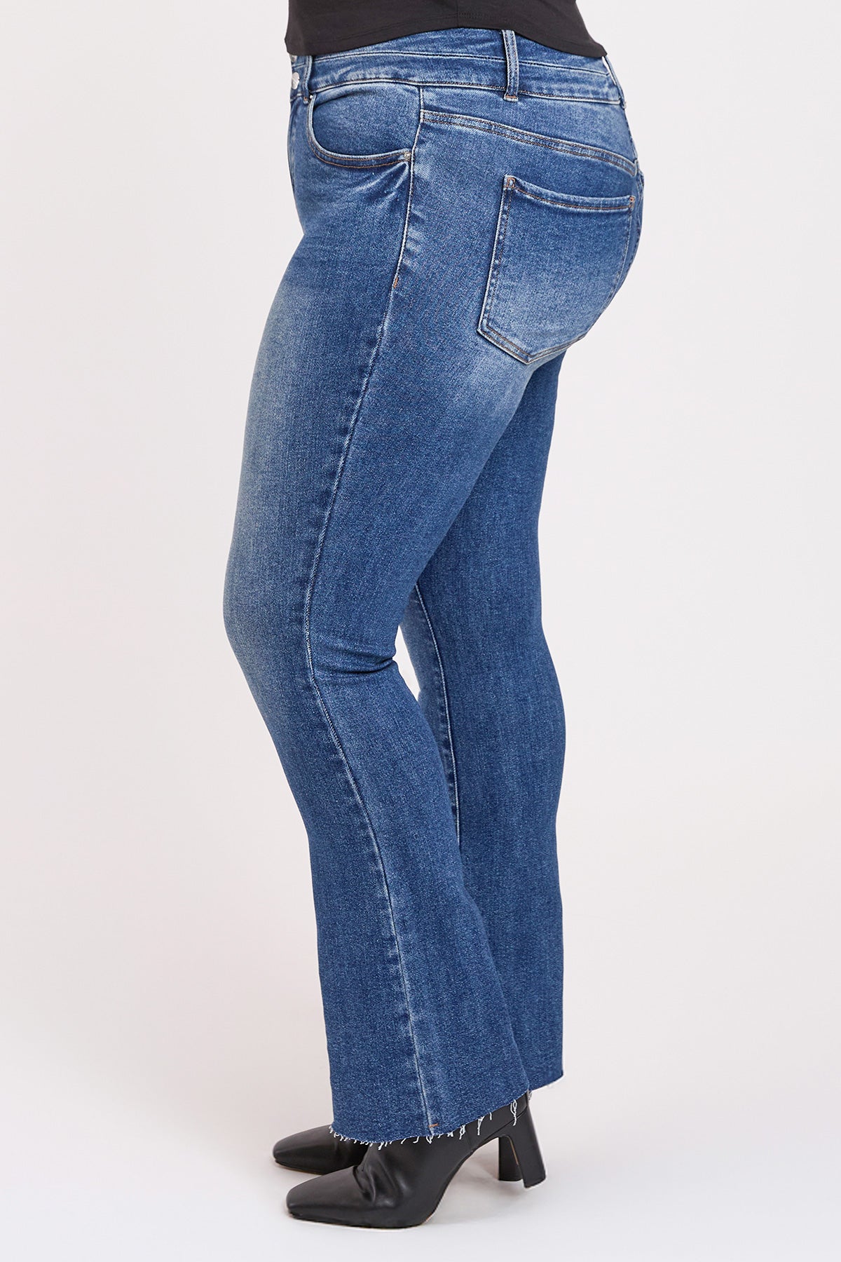 Women's Plus Premium Stretch Bootcut High Rise Jeans