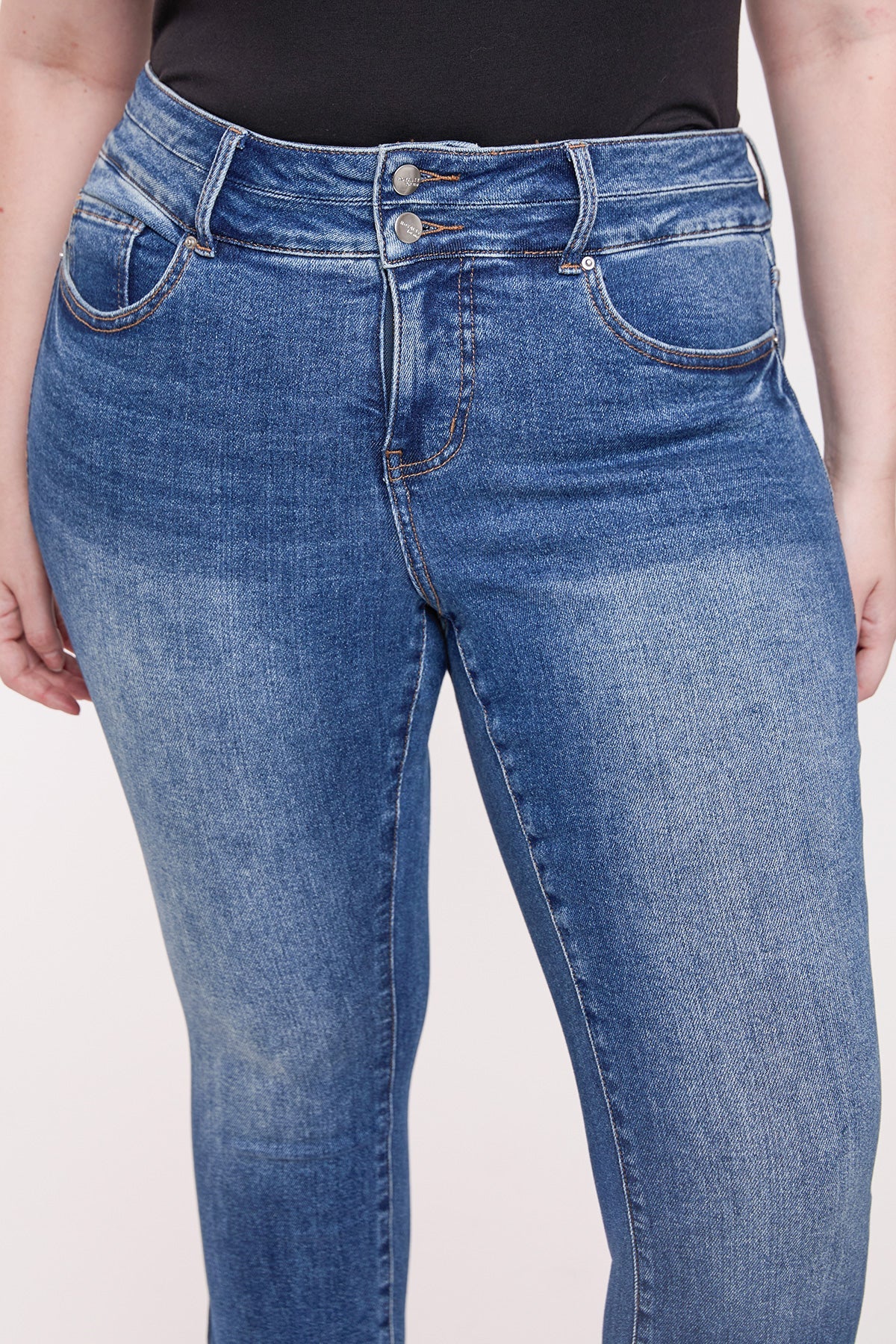 Women's Plus Premium Stretch Bootcut High Rise Jeans