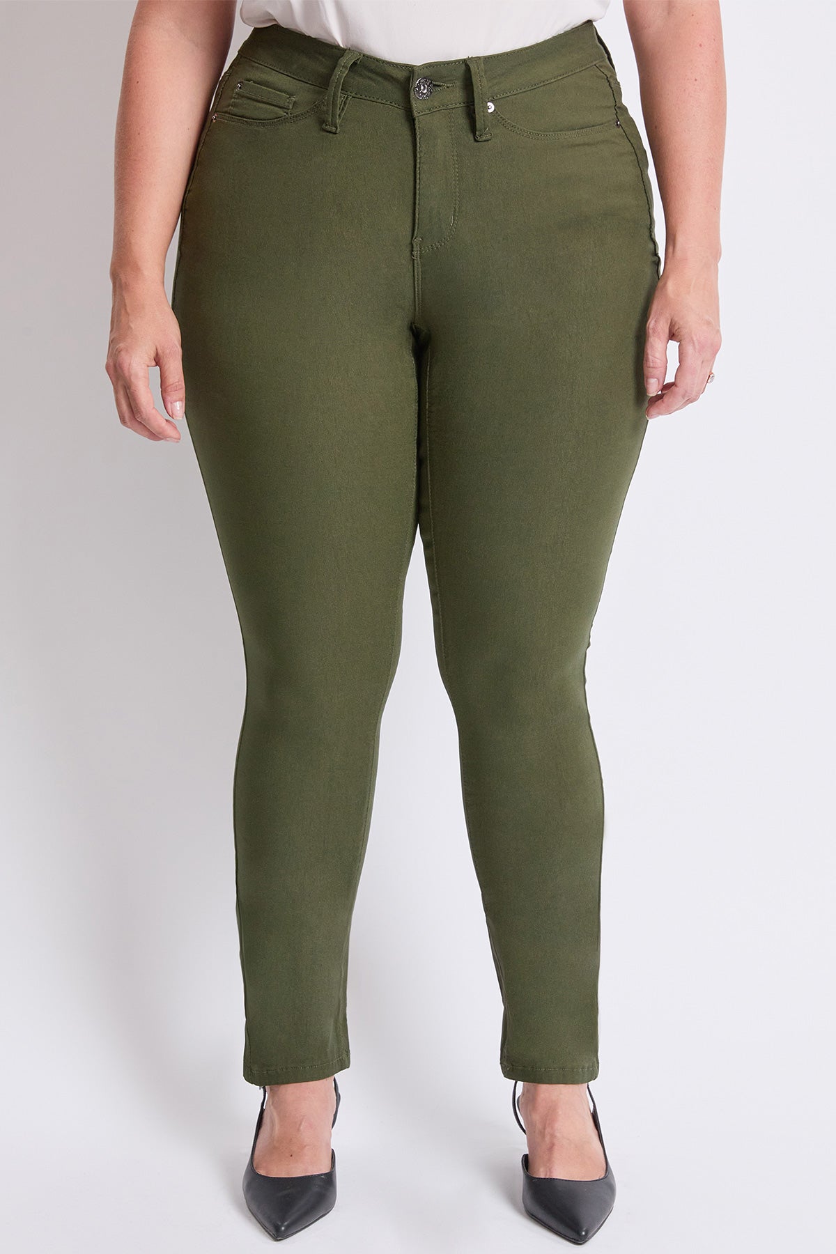 Women's Plus Size Hyperstretch Skinny Pants, Cypress