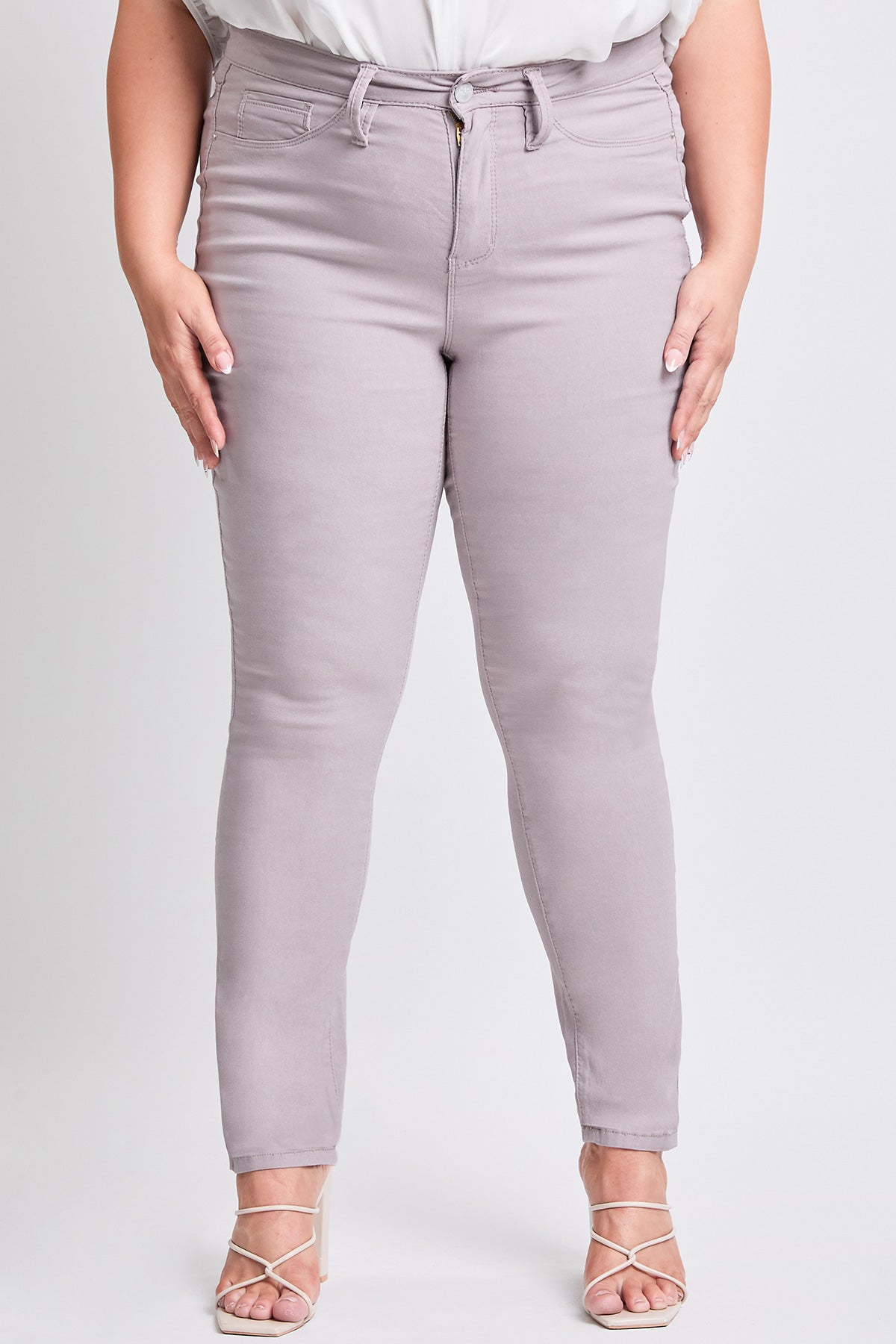 Women's Plus Size Hyperstretch Tummy Control Skinny Pants, Iris