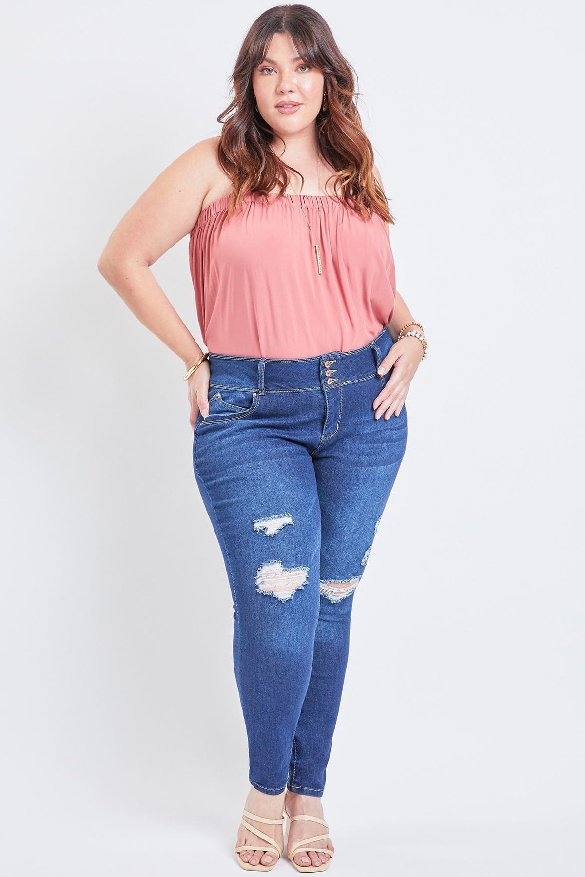 Women's Plus Size Skinny Sustainable WannaBettaButt Jeans