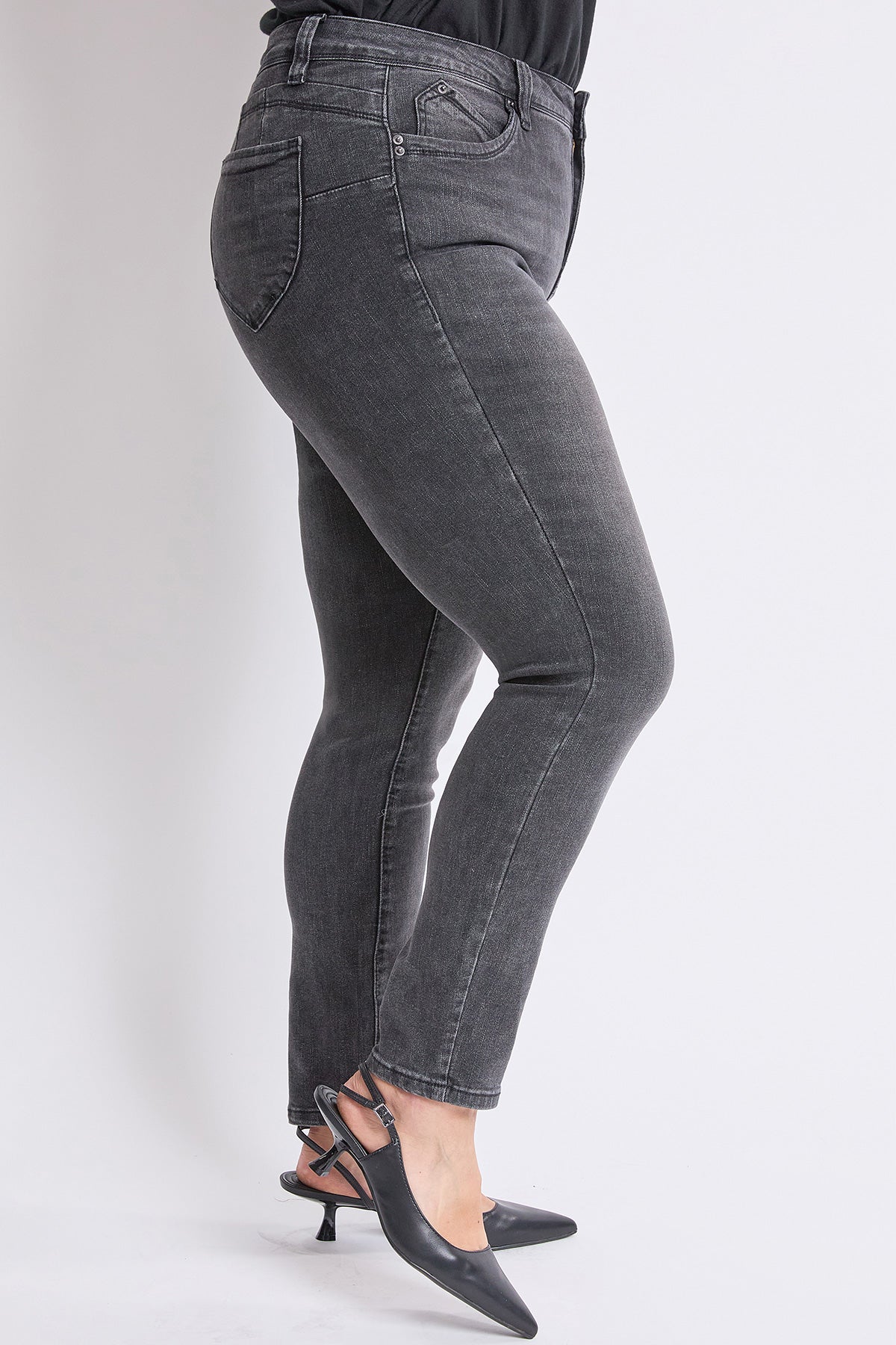 Women's Plus High Rise Curve Confidence WannaBettaButt Skinny Jeans