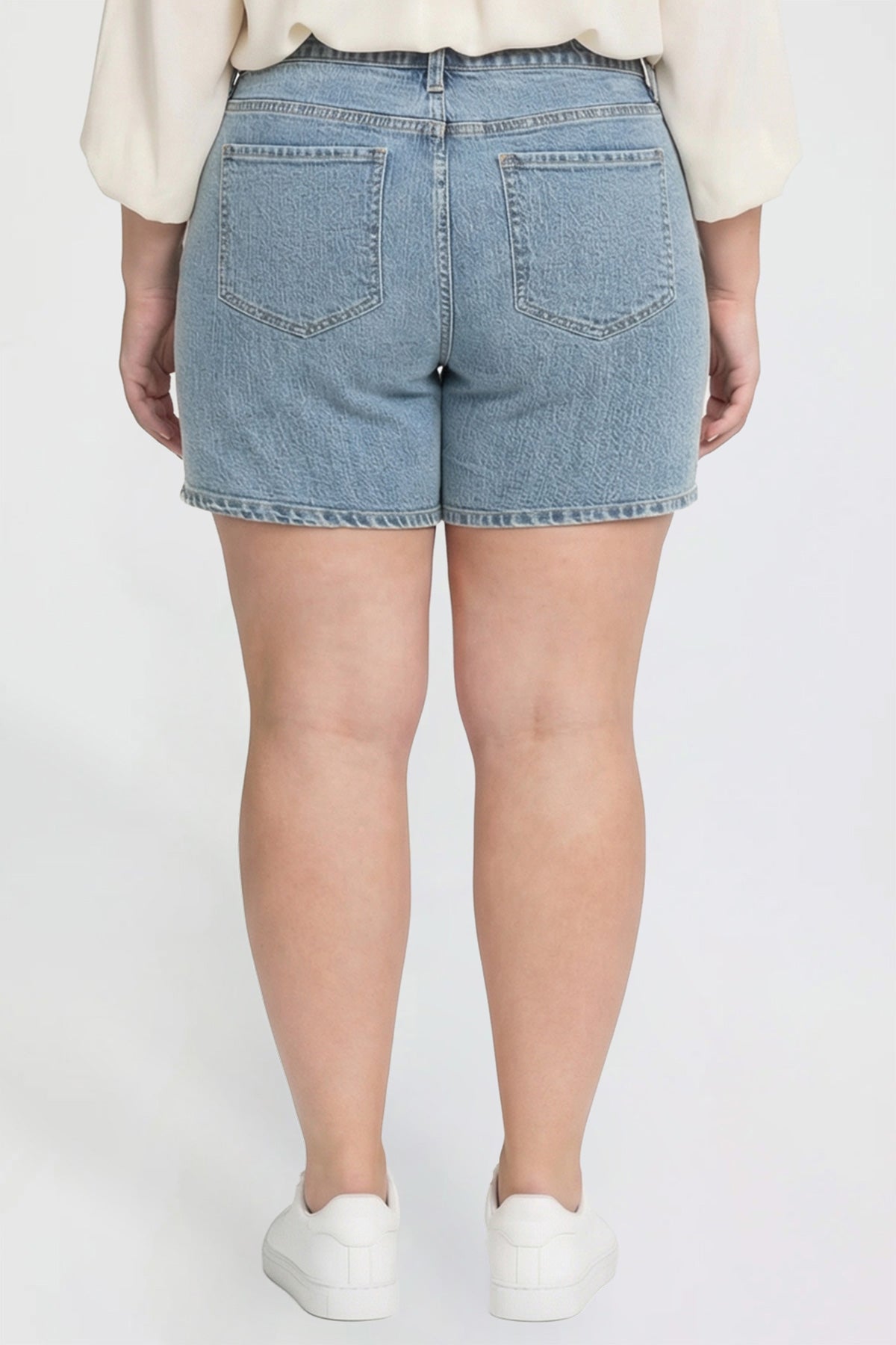 Women's Plus Luxe Tie Front Shorts