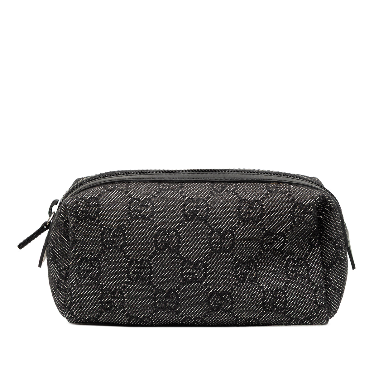 Cosmetic Pouch GG Denim Grey (Pre-Owned)