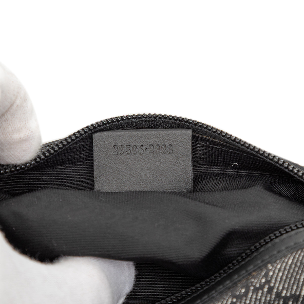 Cosmetic Pouch GG Denim Grey (Pre-Owned)