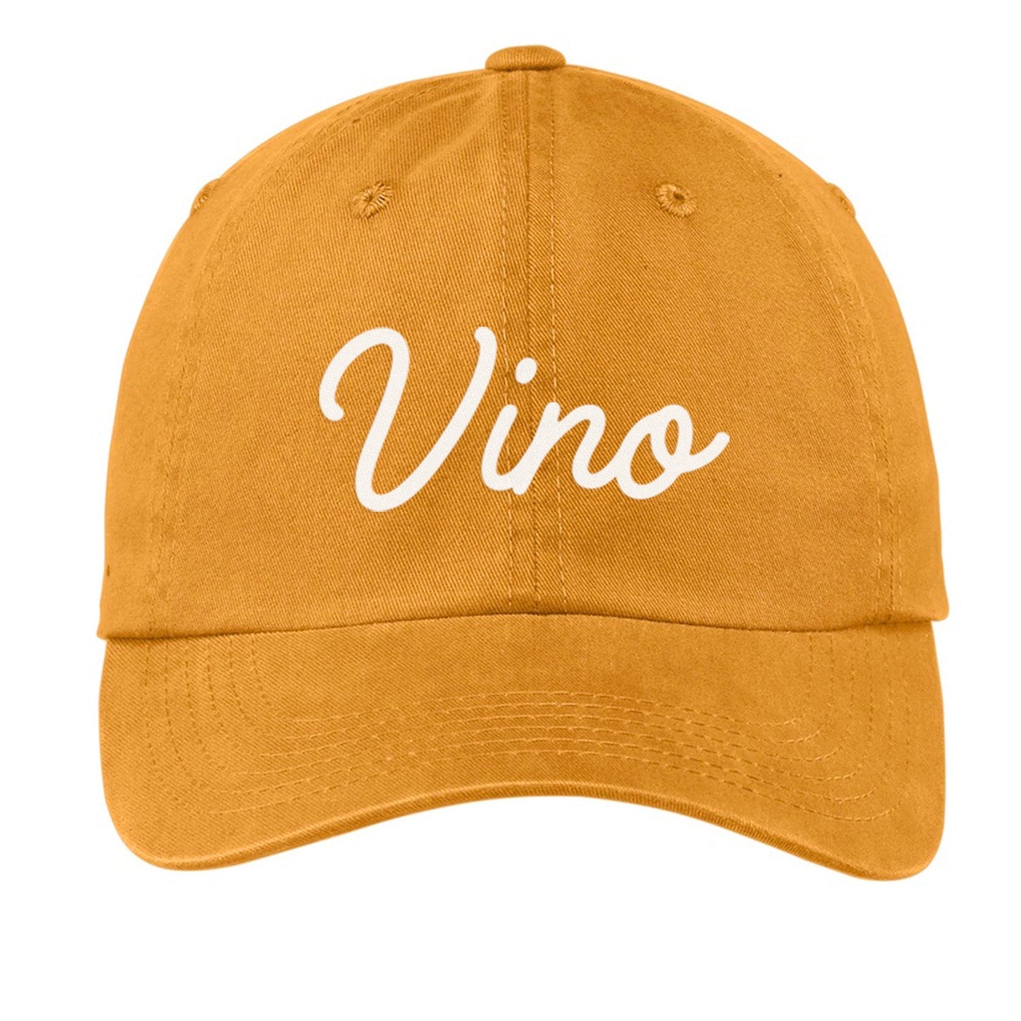Vino Cursive Baseball Cap