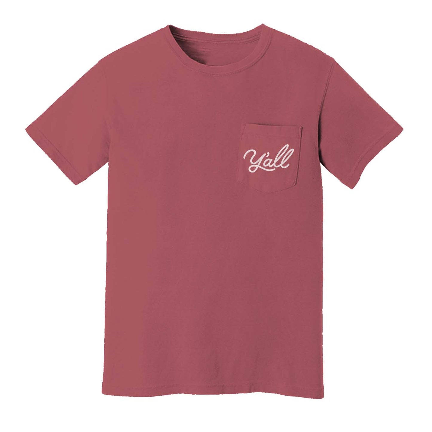 Y'all Cursive Pocket Tee