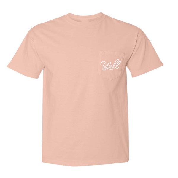 Y'all Cursive Pocket Tee