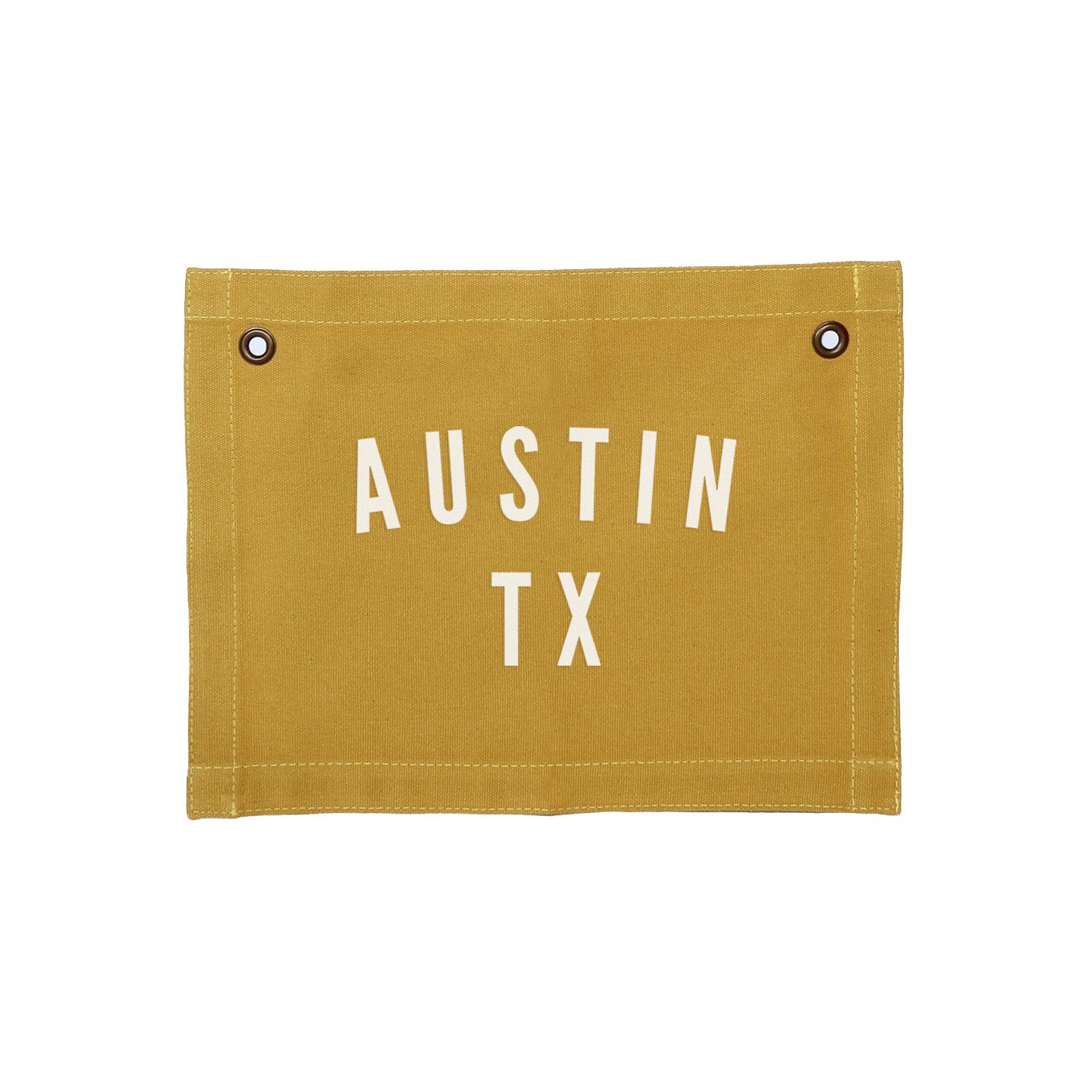Austin Texas Small Canvas Flag