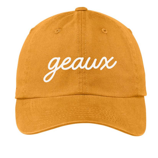 Geaux Cursive Baseball Cap