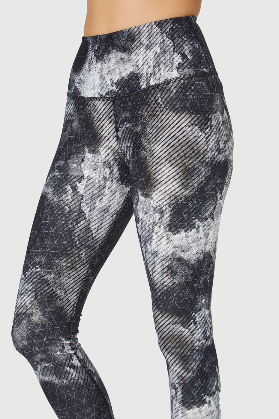 Geo Ink Leggings Made in USA