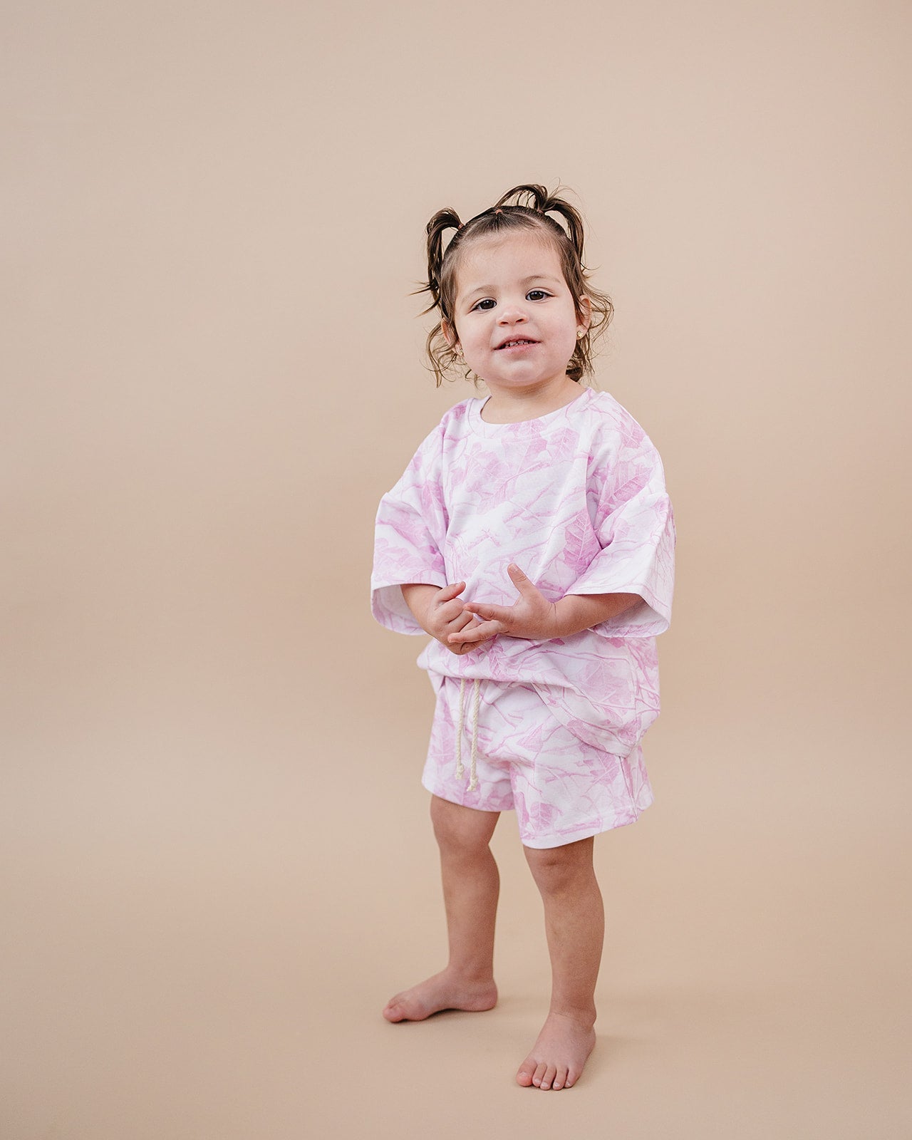 Shorts Set | Pink Camo