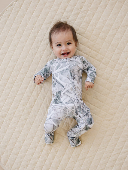 Bamboo Zip Romper | Camo