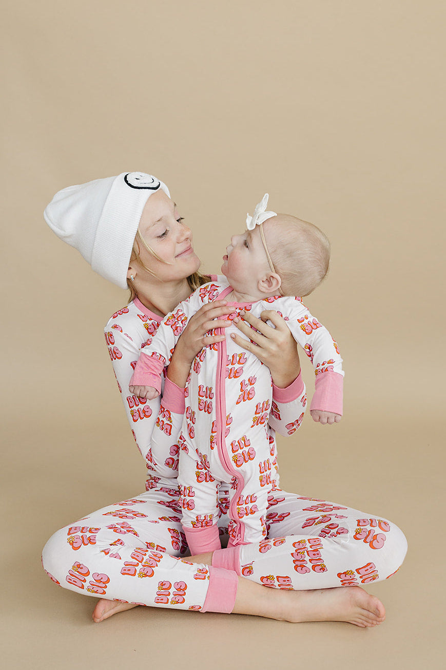Bamboo Zip Romper | Lil Sis