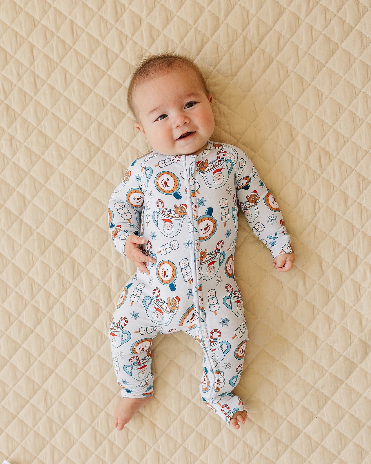 Bamboo Zip Romper | Merry Munchkins