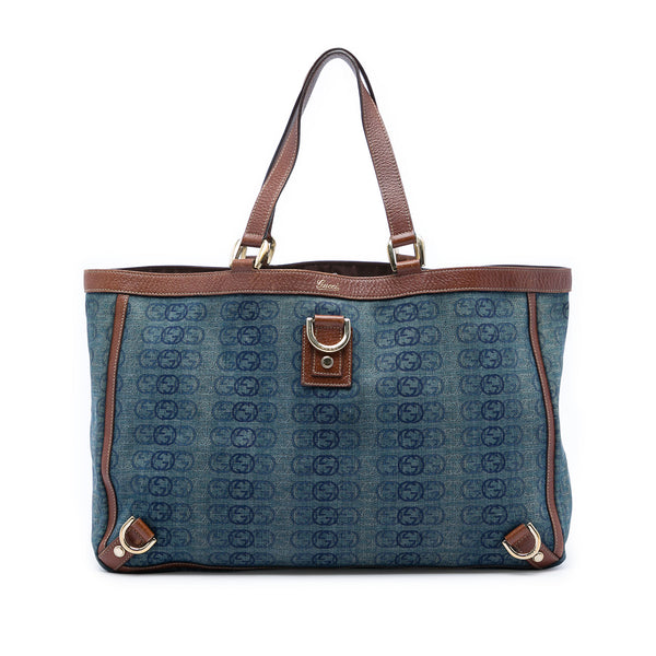 Tote Bag Abbey D-Ring Denim (Pre-Owned)