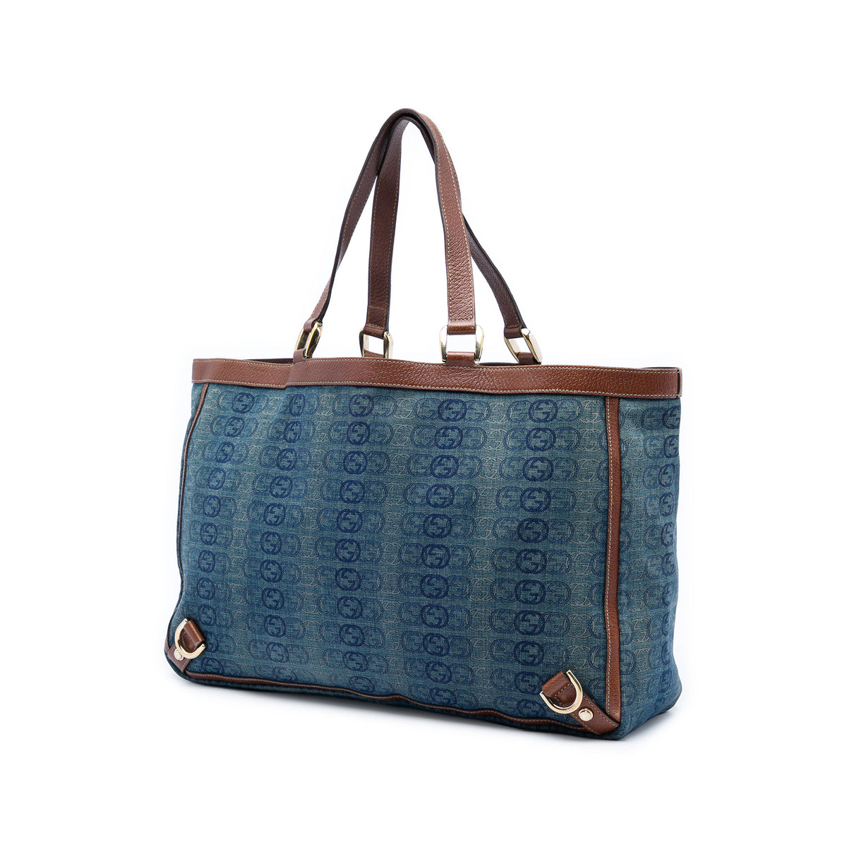 Tote Bag Abbey D-Ring Denim (Pre-Owned)