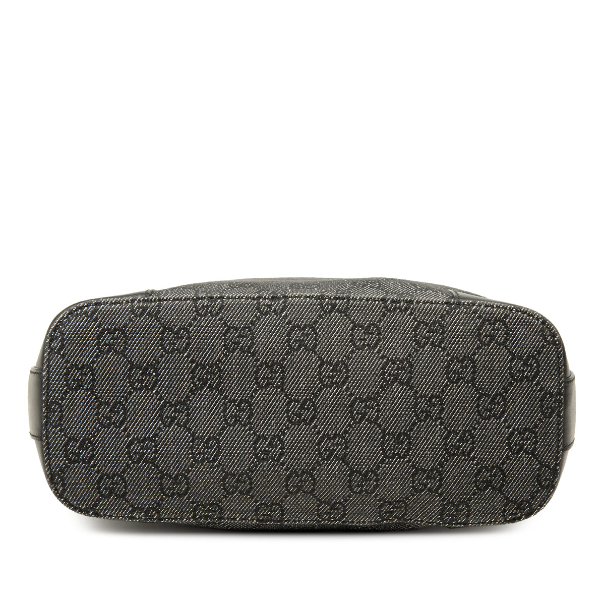 Shoulder Bag GG Denim Black (Pre-Owned)