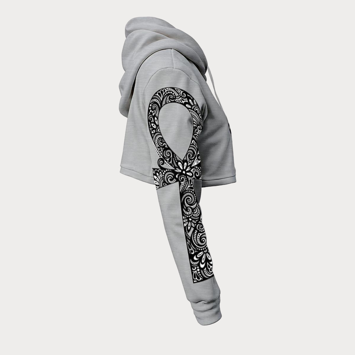 Sankofa™ The Incarnate Women's Cropped Hoodie