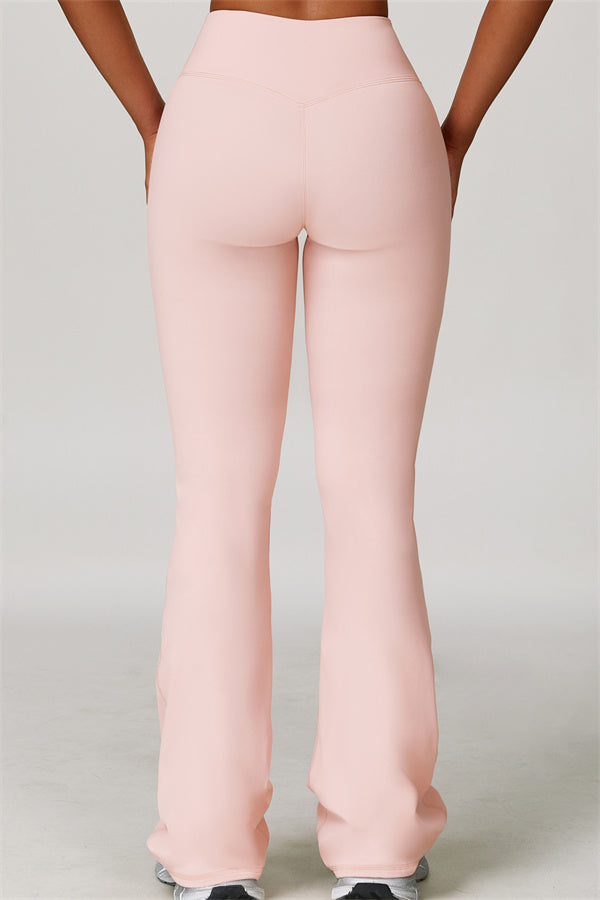 The Surge Halter Crop Top Flared Leggings 2-Piece Set