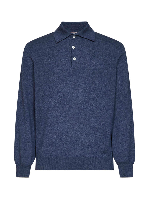 Polo Shirt Denim Cashmere