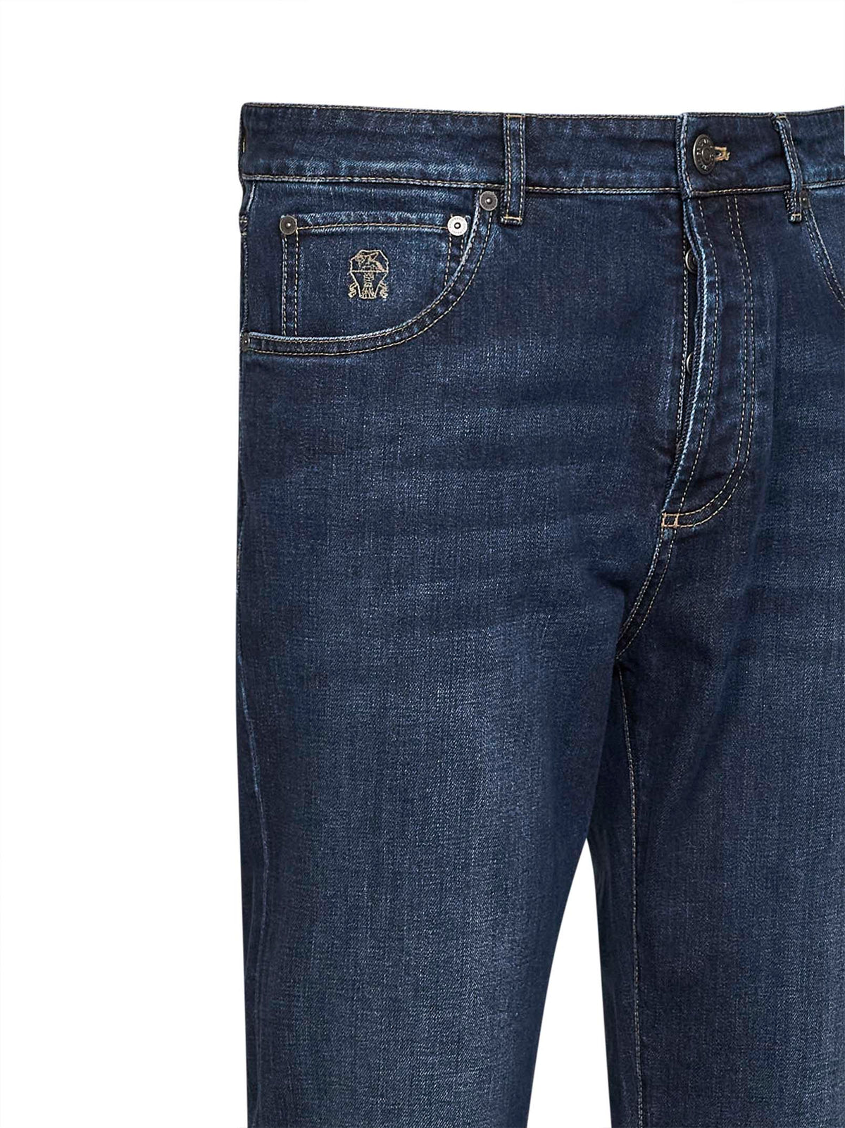 Jeans Dark Blue Cotton