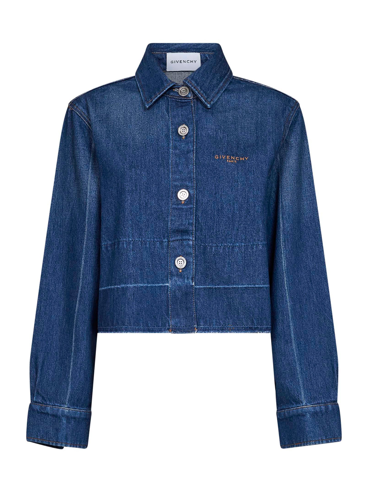 Denim Shirt Blue Cotton