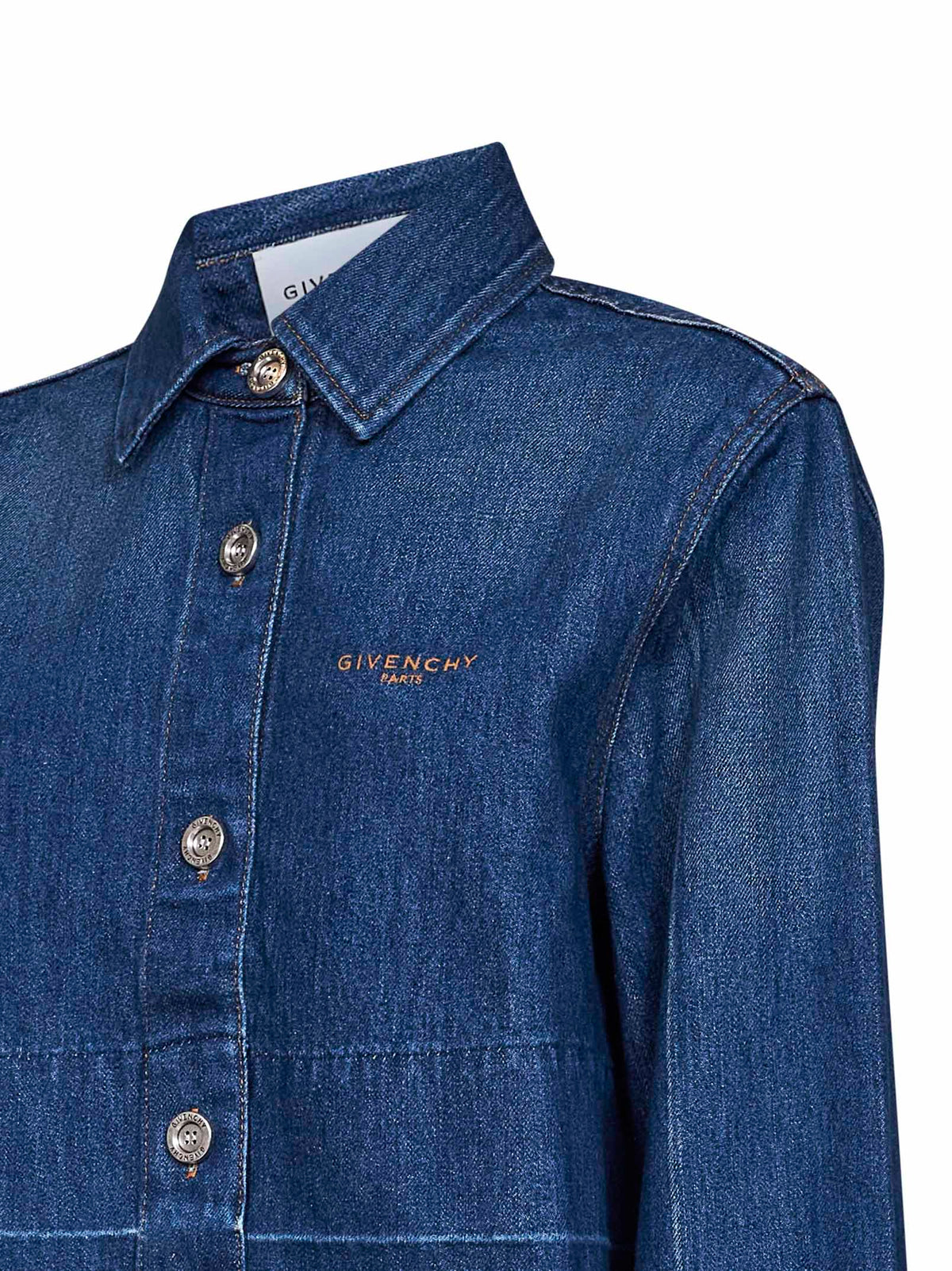 Denim Shirt Blue Cotton