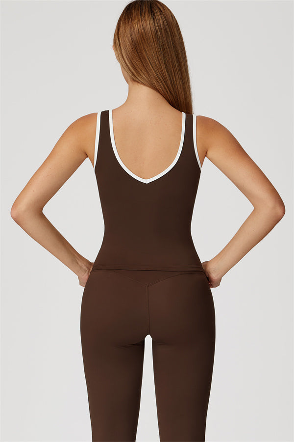 The Stamina Tank Top Flared Leggings 2-Piece Set