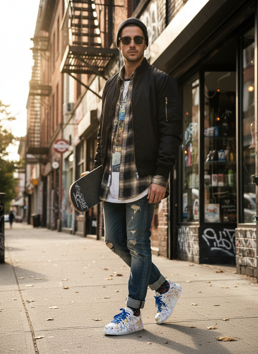 Men's Porto Motion (Blue Laces)