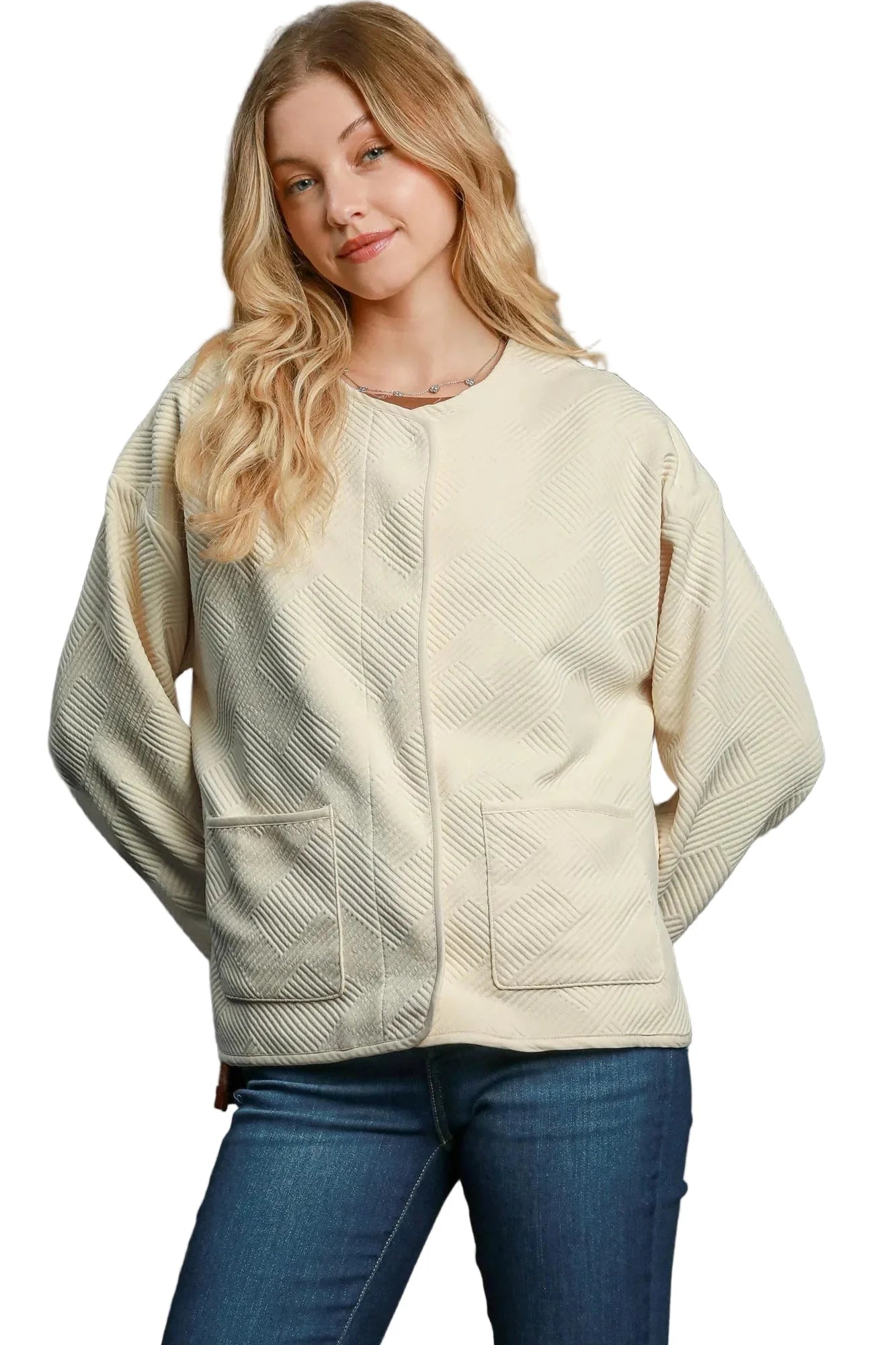 Textured Jacquard Jacket