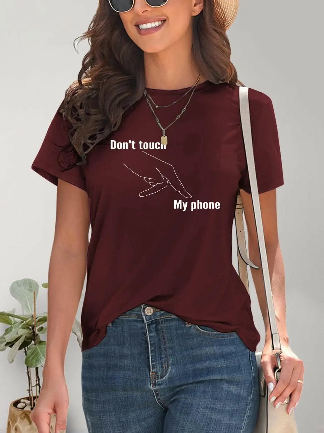 Trendsi just arrived - Graphic Tee - Round Neck, Short Sleeve